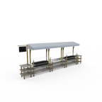 Thumbnail image #1 for Steelite International Mogogo, Modular MGCMLA08GBWF Market Station Food Bar