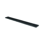 Thumbnail image #1 for Thunder Group PLBM027BL Plastic Bar Mat, 3-1/4" x 27", Black, Non-Slip, Dual Receptacle Ends Case of 50