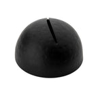 Thumbnail image #1 for TableCraft Products 12519 Round Card Holder, Black Powder-Coated Steel, Hammered Pattern, 1.8" x 1.8" x 1.125" Case of 384