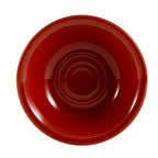 Thumbnail image #1 for CAC China Tango TG-11-R Porcelain Fruit / Monkey Dish, 5 oz, Red, Embossed, 4-3/4" Case of 3 Dozen