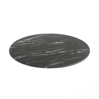 Thumbnail image #2 for Flash Furniture ST-RD918C-1-M-3A-M-BLK-MAR-GG Round Tabletop, 36" Diameter, Black Faux Marble, HPL Wrapped