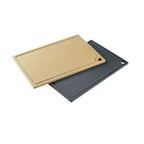 Thumbnail image #1 for Cal-Mil 3337-1520-13 Composite Cutting Board, 15"W x 20"D x 1/2"H, Black, with Hanging/Transport Hole and Food Runoff Catch