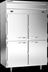 Thumbnail image #5 for Beverage Air P-Series Dual-Temperature 2-Section Reach-In Refrigerator/Freezer with 4 Lockable Half Doors, 42.02 Cubic Feet