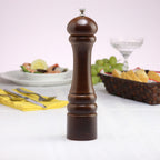 Thumbnail image #2 for Chef Specialties Professional Series Imperial 10152 Salt Mill, 10" High, Ceramic Grinding Mechanism, Walnut Finish