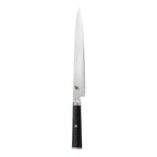 Thumbnail image #1 for Zwilling J.A. Henckels Miyabi 1019923 Slicing Knife, 9-1/2" VG-10 Steel Blade, 65-Layer Damascus, Black Micarta Handle