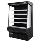 Thumbnail image #1 for USR Brands Coldline SOC-61-B Air Curtain Merchandiser, 4-Tier, Black Exterior, 60 in W, Self-Contained Refrigeration