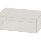 Thumbnail image #1 for Cal-Mil 22440-6LINER Clear Acrylic Plastic Tray Liner, 12" W x 8.25" D x 4" H