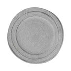 Thumbnail image #1 for G.E.T. Della Terra - EGS D750ST-GSD Melamine Plate, 7-1/2" Irregular Round, Gray Granite Stoneware Design Case of 6