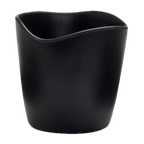 Thumbnail image #1 for Steelite International Delfin, Marisol Black 7000DD001 Round Dressing Crock, 1.5 qt, Black Melamine