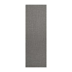 Thumbnail image #1 for Risch Milan MILAN-2V 4.25X14 Double-Fold Simulated Woven Vinyl Menu Cover, 4-1/4" x 14", 2-View, Black Cards Case of 25