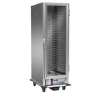 Thumbnail image #1 for Winholt Equipment NHPL-1825-UNC-DGT Mobile Non-Insulated Heater/Proofer Cabinet, Full-Height Glass Doors, Aluminum, 24"W x 32"D x 70"H