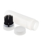 Thumbnail image #1 for TableCraft Products Invertatop 10727 24 oz Clear Squeeze Bottle with Wide Mouth and Black Silicone Brush Case of 12