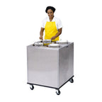 Thumbnail image #1 for Lakeside Manufacturing Adjust-a-Fit 908 Unheated Enclosed Mobile Dish Dispenser, 4-Compartment, 6" Maximum Dish Diameter