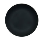 Thumbnail image #1 for Cal-Mil Classic 22390-11-13 Coupe Plate, 11-inch Round, Melamine, Matte Black Case of 6