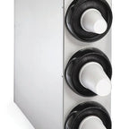 Thumbnail image #3 for Vollrath 58823-A-A-A 3-High Stainless Steel Countertop Cup Dispenser Cabinet, 3-Sleeve Capacity, Fits 2-1/4"–4-3/4" Rim Diameters