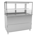 Thumbnail image #1 for RPI Industries Vienna VICD3-20-R-SQ-SC-INS Full-Service Deli Display Case, 44-3/8"W, Bottom-Mount Self-Contained Refrigeration