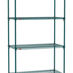 Thumbnail image #1 for Metro Super Erecta SA-1830K3-86-S4 Super Adjustable Super Erecta® Starter Wire Shelving Unit, 30"W x 18"D x 86"H, 800 lb. capacity per shelf, 2000