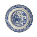Thumbnail image #1 for Steelite International HL Ivory HL54863894 Round China Plate, 10-5/8", Carolyn Willow Blue, Scalloped Edge 1 Dozen
