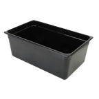 Thumbnail image #1 for Thunder Group PLPA8008BK Full-Size 8" Deep Black Polycarbonate Food Pan Case of 12