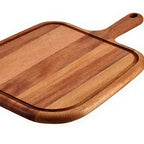 Thumbnail image #1 for Tramontina USA, Inc. 81000-016DS African Mahogany Wood Steak Serving Board with Groove and Handle