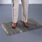 Thumbnail image #1 for Cactus Mat Cushion Comfort 1075F-2 Rubber Anti-Fatigue Mat, 2' Wide x 1/2" Thick, Marbelized Top, Safety-Beveled Edges