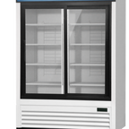 Thumbnail image #1 for Blue Air FSE LLC BGM47SLW-HC 41 cu. ft. Two-Section Refrigerated Merchandiser with Sliding Glass Doors and Bottom-Mounted Refrigeration