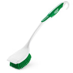 Thumbnail image #1 for Libman Commercial 10 Utility Scrub Brush, 17-1/2" Overall, 2-3/4" Scraper, PET Bristles, Plastic Handle Case of 6