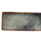 Thumbnail image #1 for G.E.T. cheforward 23123-WVN Rectangular Melamine Plate, 12 x 5.125 in, Woven Gray Case of 12