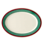 Thumbnail image #1 for G.E.T. Diamond Portofino OP-950-PO Melamine Oval Platter, 9-3/4" x 7-1/4" Case of 2 Dozen
