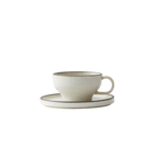 Thumbnail image #1 for 1880 Hospitality Moira MO2775020DW 7 oz Round Stoneware Coffee Cup, Dusted White, Non-Stackable Case of 2 Dozen