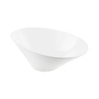 Thumbnail image #1 for Kadra Kitchenware Vikko Lightning VL-0308-2 Oval China Bowl, 82 oz, 14-inch, White Case of 12