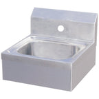 Thumbnail image #1 for IMC/Teddy CSW-1SX Wall-Mounted Hand Sink, 14"W x 10"D x 5" Deep Bowl, 8" Backsplash, Faucet Not Included