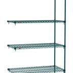 Thumbnail image #1 for Metro Super Erecta SA-2430K3-74-A4 Super Adjustable Super Erecta Wire Add-On Wire Shelving Unit, 30"W x 24"D x 74"H, 800 lb. capacity per shelf, 2000