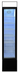 Thumbnail image #5 for Omcan RS-CN-0105-B (48275) Slim 1-Section Glass-Door Merchandiser Refrigerator, 3.7 cu. ft., Bottom-Mount, Black