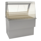 Thumbnail image #1 for RPI Industries Vienna VSHD2-20-R-SL Hot Display, 34-5/8" W, Slide-In, Slanted Tilt-Out Front Glass, Rear Acrylic Sliding Doors