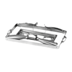 Thumbnail image #1 for Thunder Group SLRCF114 Foldable Stainless Steel Chafer Frame and Fuel Plate, Holds 8 qt Chafer, 23 x 12-1/2 x 9 in