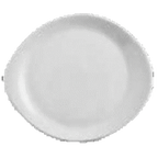 Thumbnail image #1 for Tableware Solutions USA Rustics by Continental 30PEB234 Oblong China Plate, 8" x 7", Plain White, Scratch Resistant Case of 24