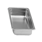 Thumbnail image #1 for Thunder Group STPA3132 1/3 Size Solid Steam Table Pan, 2-1/2" Deep, 24 Gauge 18/8 Stainless Steel Case of 48