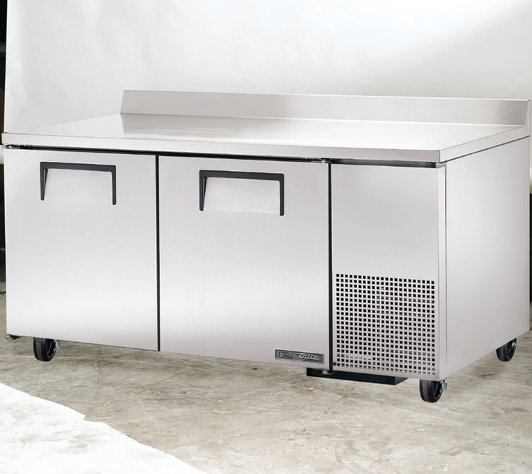 Product image #6 for True 67-1/4-Inch Deep Worktop Refrigerator with 2 Solid Doors and Self-Contained Side-Mount Refrigeration