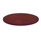 Thumbnail image #1 for JustChair Manufacturing TTSBB-150-24R Round Solid Butcherblock Table Top, 24" Diameter, 1-1/2" Thick, Polyurethane Finish