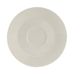 Thumbnail image #1 for Tuxton China Modena AMU-082 Ceramic Round Saucer, 4-5/8" Diameter, Pearl White Case of 3 Dozen