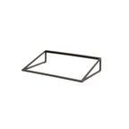 Thumbnail image #1 for Steelite International Creations Buffet 7363MW340 Black Angled Metal Buffet Riser, 13.88" W x 21.88" D x 4.5" H