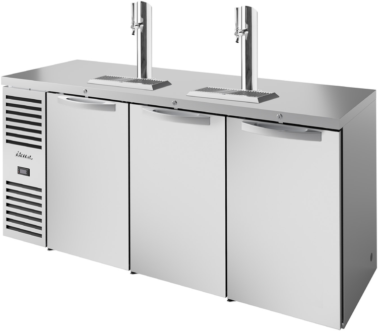 Product image #5 for True Premier Bar 84-Inch Three-Section Refrigerated Draft Bar Cooler with 2 Beer Columns