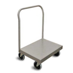 Thumbnail image #1 for Piper Products/Servolift Eastern 337-2404 Stainless Steel Rack Dolly, 20-1/2-Inch Square, with Push Handle