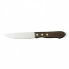 Thumbnail image #1 for Steelite International Walco WL840527 Steak Knife, 5" Blade, Wood Handle, Stamped Stainless Steel Pack of 1 Dozen