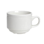 Thumbnail image #1 for Steelite International Steelite Performance, Bead 1403X0133 7 oz Stackable Ceramic Coffee Cup, Bead 1 Dozen