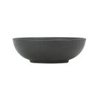 Thumbnail image #1 for Tuxton China Zion VBB-260Y Porcelain Asian Soup Bowl, 26 oz, 7-1/8" Round, Embossed, Matte Black 1 Dozen