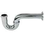 Thumbnail image #1 for Empura Stainless E-PTRAP22G Chrome-Plated P-Trap, 1-1/2-Inch IPS Drain Connection, 22-Gauge, 13-Inch Long