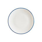 Thumbnail image #1 for Global Tableware Collective Bonna, Linea Blue BNLNEMAGRM27DZ Round Porcelain Gourmet Flat Plate, 10.63 in, Flat Edge 1 Dozen