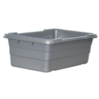 Thumbnail image #1 for New Age RGY16825 Polyethylene Lug Rack, 16" x 25" x 8-1/2", Gray
